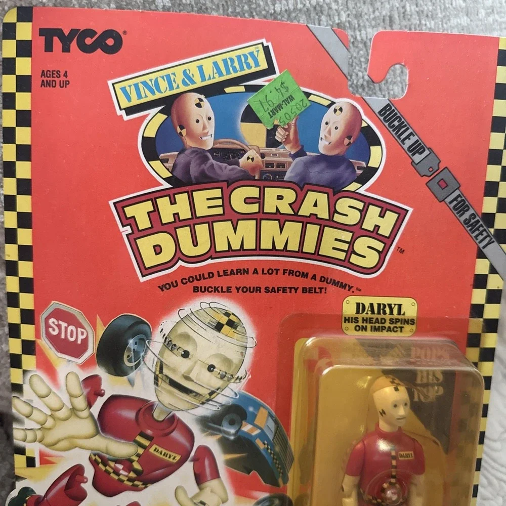 The Incredible Crash Dummies DARYL Figure Tyco 1991